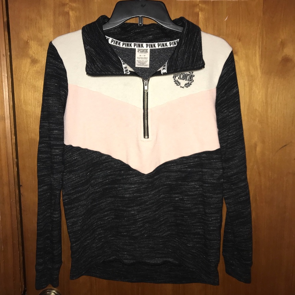 PINK Victoria’s Secret Quarter Zip Pullover